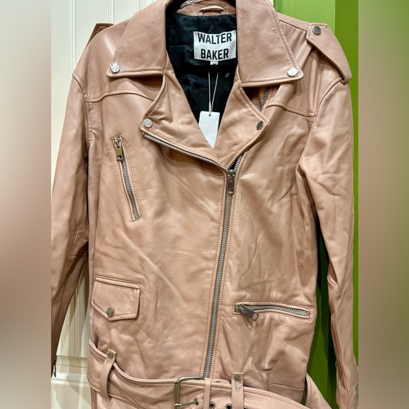 Walter Baker Emery Leather Jacket size M-New with tags - Picture 5 of 6